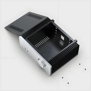 Arc OPT AUX kết nối kênh đôi chuyên nghiệp CNC gia công âm thanh bao vây Anodized nhôm Hifi rỗng Loa tủ - Product Image 4