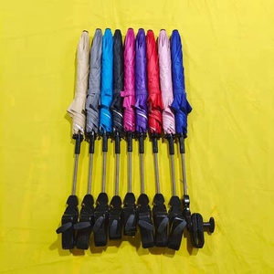 <span class=keywords><strong>Parasol</strong></span> de <span class=keywords><strong>poussette</strong></span> pour bébé avec impression de logo personnalisé, avec pince de fixation, protection solaire, pinces universelles avec rotation à 360°, UV - Product Image 5