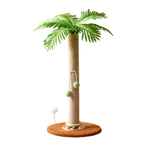 Rascador para Gatos con Diseño de Cocotero, Extra Grande, Resistente, con Patrón de Planta - Product Image 5