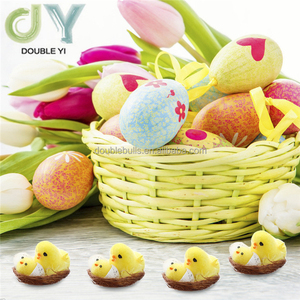 Decoración personalizada de <span class=keywords><strong>pollitos</strong></span> de Pascua para recién <span class=keywords><strong>nacidos</strong></span>, polluelos peludos de juguete, Mini adornos de <span class=keywords><strong>pollitos</strong></span> de Pascua - Product Image 4