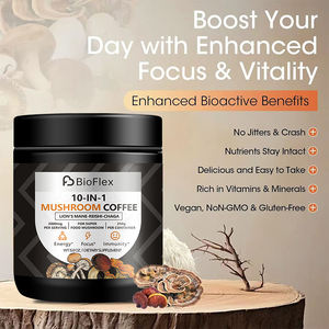 ベストセラー プライベートブランド ハラール オーガニック 10 in 1 スーパーフード 霊芝 ヤマブシタケ ブレンド インスタントコーヒー粉末 メーカー - Product Image 4