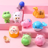 Taille-crayon promotionnel Bonvada, pas cher, personnalisé, mignon, kawaii, double trou, en plastique et métal, plusieurs couleurs, pour l'école et le bureau