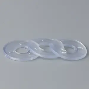 Personnalisé En Nylon Clair Rondelles En Plastique Transparent PVC Rondelle Plate