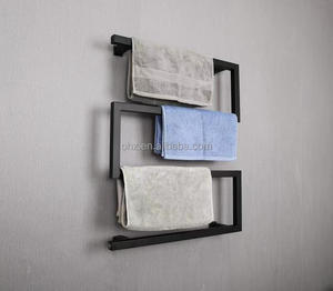 Sèche-serviettes mural <span class=keywords><strong>noir</strong></span> <span class=keywords><strong>mat</strong></span>, équipement de salle de bain, sèche-serviettes, vente directe d'usine, 9045B-1 - Product Image 2
