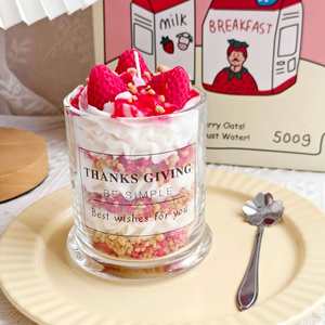 Velas Aromáticas Creativas Hechas a Mano en Forma de Taza de Helado, Regalos Novedosos, Decoración para el Hogar, Velas Perfumadas con Aroma a Postre en Frasco de Vidrio, Venta al Por Mayor - Product Image 2