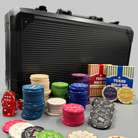 Étui personnalisé pour jetons de casino, étui pour 500 jetons de poker avec logo, fabricant OEM