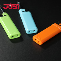 Briquet électronique à flamme ouverte à long bec JUSI HC1001, allume-feu rechargeable