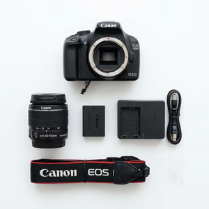 กล้อง <span class=keywords><strong>Canon</strong></span> <span class=keywords><strong>EOS</strong></span> 1100D DSLR รุ่น Rebel T3 <span class=keywords><strong>Kiss</strong></span> X50 พร้อมเลนส์ 18-55 มม. ชุดคิท กล้องดิจิตอลมือสองสภาพดีเยี่ยม 99% ใหม่ - Product Image 6