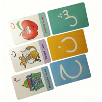 Jeux de société éducatifs en français et en arabe pour enfants en gros, jeux de cartes d'appariement d'animaux ombre, puzzles pour enfants
