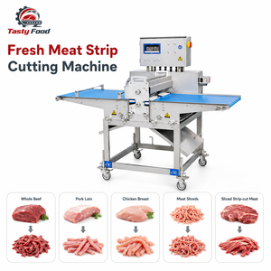 Cortadora de Tiras de Carne Fresca Automática Comercial de Acero Inoxidable para Pechuga de Pollo, Res y Cerdo - Product Image 2