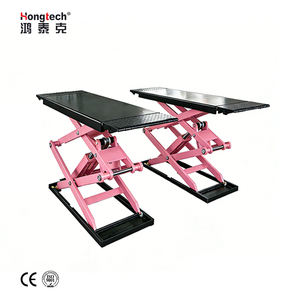 Hongtech HOT-US66 Sollevatore Idraulico a Forbice per Auto Capacità 4 Tonnellate Design a Ponte Ultrasottile Garanzia 18 Mesi Durata 10 Anni - Product Image 1