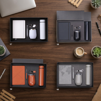 Ensemble cadeau de carnet en cuir PU gaufré Liviya Premium pour entreprise, couleur personnalisée, boîte cadeau personnalisée, Thanksgiving