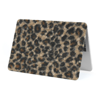 Étui pour ordinateur portable en cuir PU léopard mignon pour Mac Book Pro 13 2017/2018/2019/2020/2022