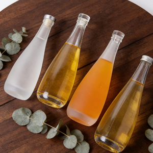 Vente en gros <span class=keywords><strong>de</strong></span> bouteilles en verre coniques <span class=keywords><strong>de</strong></span> 330 ml et 500 ml avec bouchons en aluminium ou bouchons en liège pour jus et boissons gazeuses - Product Image 4