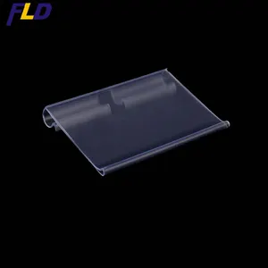 Plastic pvc Price Tag label holder data strip for supermarket Shelf