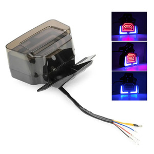 Feux <span class=keywords><strong>arrière</strong></span> à LED compatibles transfrontaliers LKT Factory Direct pour Honda CG125, feux de freinage modifiés GN125, systèmes d'éclairage de <span class=keywords><strong>moto</strong></span> - Product Image 4