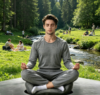 Tapis de méditation ergonomique en mousse à mémoire de forme pour l'extérieur, tapis de yoga, chaise de méditation avec support fessier – Vente en gros usine