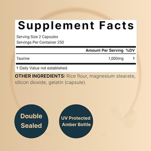 <span class=keywords><strong>Taurine</strong></span> viên nang <span class=keywords><strong>Taurine</strong></span> bổ sung OEM - Product Image 4