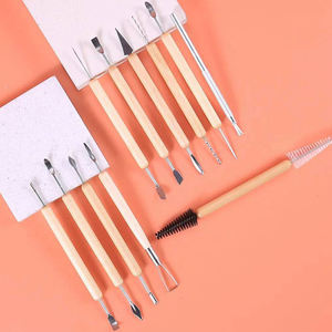 <span class=keywords><strong>Kit</strong></span> de <span class=keywords><strong>Sculpture</strong></span> en <span class=keywords><strong>bois</strong></span>, poterie céramique argile couteau de <span class=keywords><strong>Sculpture</strong></span> outil d'argile 11 pièces - Product Image 6