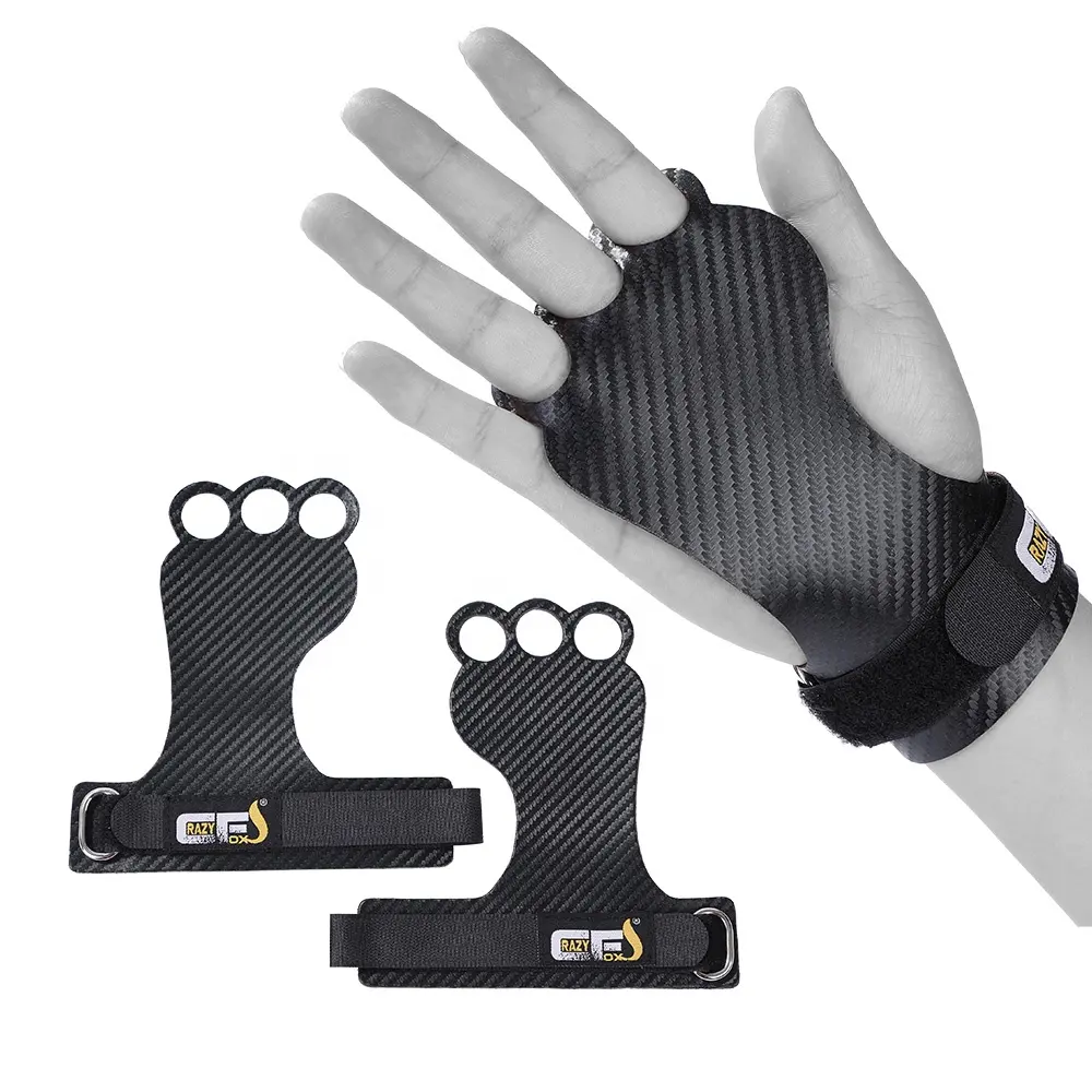 Neue Weight Lifting Gym Handgriffe Hebe bänder Wrist Palm Pads Support Pad für Cross Training Carbon Gym Handschuhe