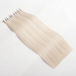 2025 Luxus Double Drawn Haarverlängerung mit Intakter Schuppenschicht, Unsichtbare Tape-in Extensions aus Aschblondem Russischem Echthaar, Original Virgin Remy Haar - Product Image 5