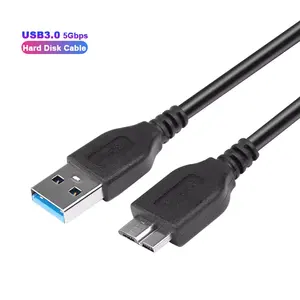 USB 3.0 유형 A 남성 마이크로 B 남성 충전기 데이터 동기화 하드 드라이브 디스크 코드 전원 충전 케이블 외부 HDD 0.3 0.5 1.5 3M