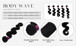 KSWIGS Deep Wave Human Hair <b>Extensions</b> Brazilian Remy Hair Bundles Double Drawn Machine Double Weft <b>for</b> <b>Braiding</b> - Product Image 3