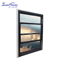 Fenêtres et portes coulissantes en PVC de style américain avec moustiquaire pliante à persiennes, double vitrage, écoénergétiques, en promotion