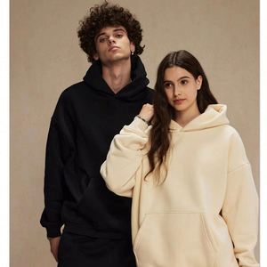 100% Cotton Hoodies <b>Blank</b> Thick Fleece Heavy <b>Weight</b> Oversized Hoodies Custom Print Logo Men's Hoodies & Sweatshirts - Product Image 5