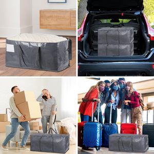 Nhà máy thêm lớn di chuyển túi với dây kéo & mang xử lý, nặng lưu trữ Tote cho tiết kiệm không gian di chuyển lưu trữ - Product Image 4