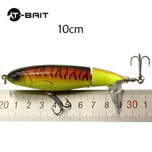 Haute qualité pêche en mer d'eau douce crayon flottant leurre dur hélice 10cm 14cm appât poisson crayon <span class=keywords><strong>Whopper</strong></span> <span class=keywords><strong>Plopper</strong></span> - Product Image 2