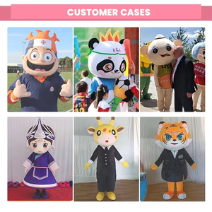 Efun Moq 1 Pcs Tùy Chỉnh Chuyên Nghiệp Inflatable Màu Hồng Gấu Bắc Cực Linh Vật Trang Phục Phim Hoạt Hình Lông Thú Sang Trọng Gấu Linh Vật Trang Phục Cho Bán - Product Image 3