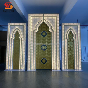 Telón de Fondo LED para Escenario de Boda, Estilo Árabe, Lujoso y Duradero, Precio de Fábrica, Acrílico, Estilo Indio, Hueco, para Festivales Musulmanes - Product Image 6