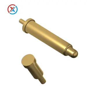 The high quality gold plated conductive pogo pin brass spring connector pins for pcb