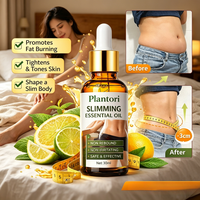 Crème amincissante anti-cellulite, essence brûle-graisse rapide, huile essentielle pour le corps, le ventre et les cuisses, pour diffuseur.