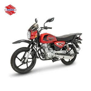 Haojun Bajaj Model baru Motor Cycle 100cc Boxer Motor Myanmar dengan jari-jari moto boxer