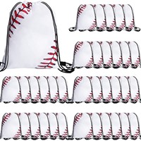 Sac de sport en polyester à cordon de serrage, imprimé softball et baseball, pour fitness en extérieur, best-seller pour influenceurs, stock en gros disponible