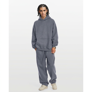 Offre Spéciale sweats à capuche surdimensionnés épaules tombantes Logo personnalisé 100% poids lourd haute qualité coton lavable automne saison à capuche - Product Image 1