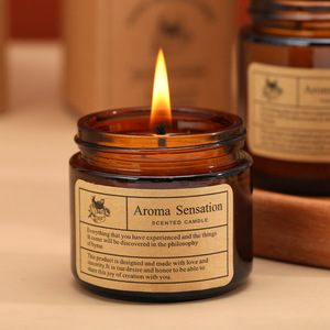 Vela Aromática Aroma Sensation, Cera de Soya Natural, Frasco Cilíndrico, Set de Regalo con Fragancia - Product Image 3