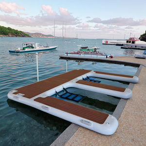 Plate-forme de ponton gonflable de quai flottant de bonne qualité pour le <span class=keywords><strong>jeu</strong></span> d'eau pour le stationnement de bateau de jet ski - Product Image 1