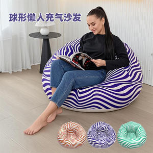 Sofá Inflable Tipo Puff Cqsfy de 110cm X 110cm X 85cm, Reclinable, Suave, Relleno de Aire, Portátil, para Uso en Interiores y Exteriores - Product Image 3