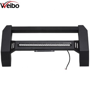 Accesorios para Camionetas Todoterreno 4X4, Barra Protectora de Parrilla Delantera Modular con Iluminación LED de Acero para GMC Sierra 1500 - Product Image 1