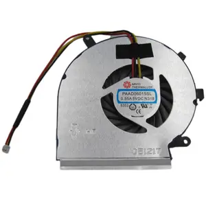 Laptop cooling fan supplier for MSI GE72 GE62 PE60 PE70 GL62 GL72 PAAD06015SL 0.55A DC 5V N317 N318 3Pins