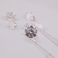 Diamants de laboratoire certifiés IGI, pureté VVS1, taille ronde, HPHT CVD, pierres lâches en gros de 0,5 ct, 1 ct, 2 ct, 3 ct pour sertissage de bagues