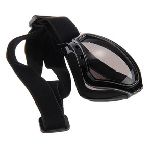 Gafas de sol para perros, gafas plegables de plástico estilo militar, gafas para mascotas con patrón sólido para todas las estaciones - Product Image 3