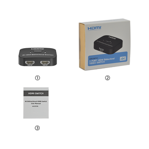 Fjgear Bộ chọn âm thanh & <span class=keywords><strong>Video</strong></span> 2 trong 1 1 trong 2 Bộ chuyển đổi HDMI 4K 2 chiều mới về FJ-4K201S - Product Image 6