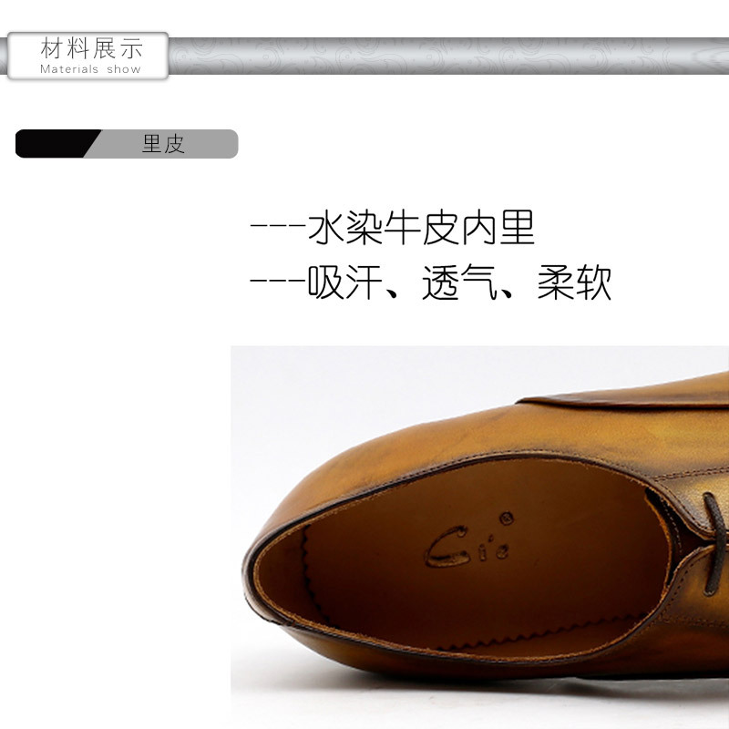 Goodyear Welt 2022 Fashion Genuine Cow Leather Men Shoes High-end Wear-resisting Custom Elegant Men's Dress Shoes For Party