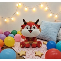 Peluches personnalisées créatives de personnages de dessins animés, mascotte de marque, avec étiquette, design sur mesure