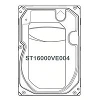 Nouveau disque dur de surveillance AI CMR 3,5 pouces ST16000VE004 16 To SATA 6 Gbit/s 7200 tr/min 512 Mo 512E 285 Mo/s