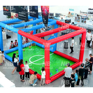 Dron inflable campo de fútbol comercial sellado con aire PVC evento Drone juego de pelota de fútbol tienda inflable Drone obstáculo Arena - Product Image 1